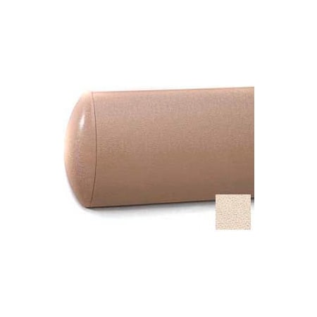 Pawling Crescent Shaped Wall Guard, Aluminum Retainer, 5"H x 12'L, Chablis WG-5-12-497